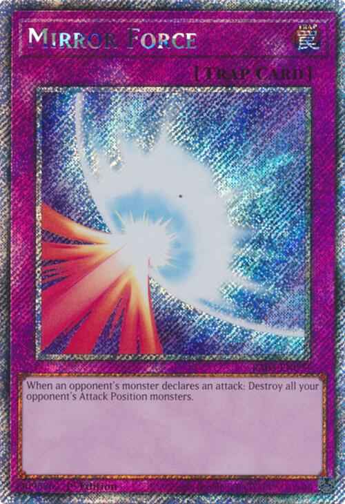 Mirror Force (Platinum Secret Rare) [RA03-EN093] - Yugioh Cards For Your TCG Needs!