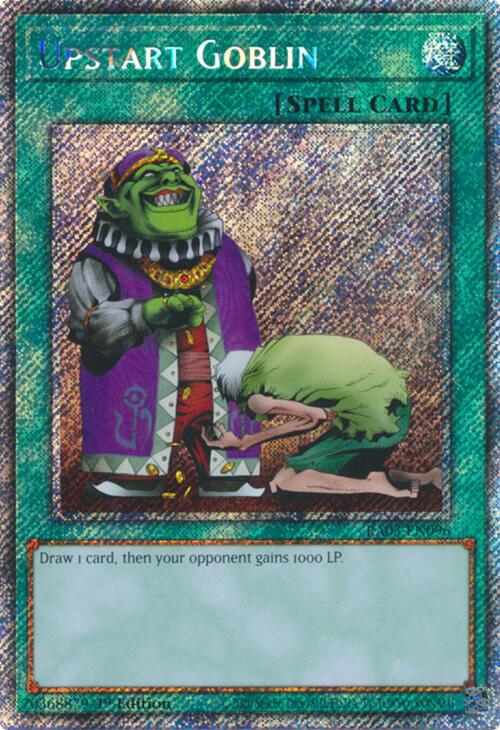 Upstart Goblin (Platinum Secret Rare) [RA03-EN096] Platinum Secret Rare - Yugioh Cards For Your TCG Needs!