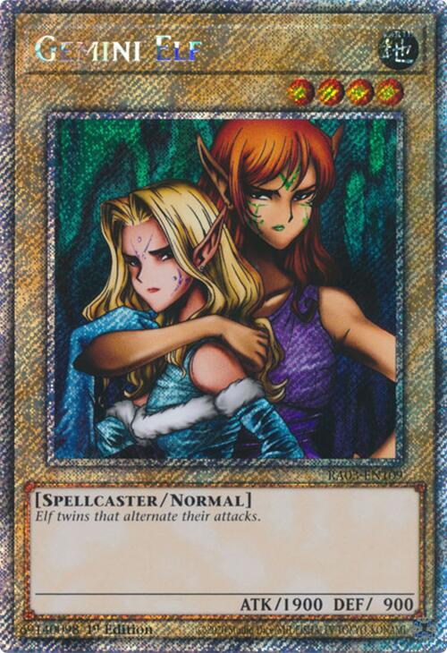 Gemini Elf (Platinum Secret Rare) [RA03-EN109] - Yugioh Cards For Your TCG Needs!