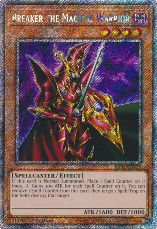 Breaker the Magical Warrior (Platinum Secret Rare) [RA03-EN125] - Yugioh Cards For Your TCG Needs!