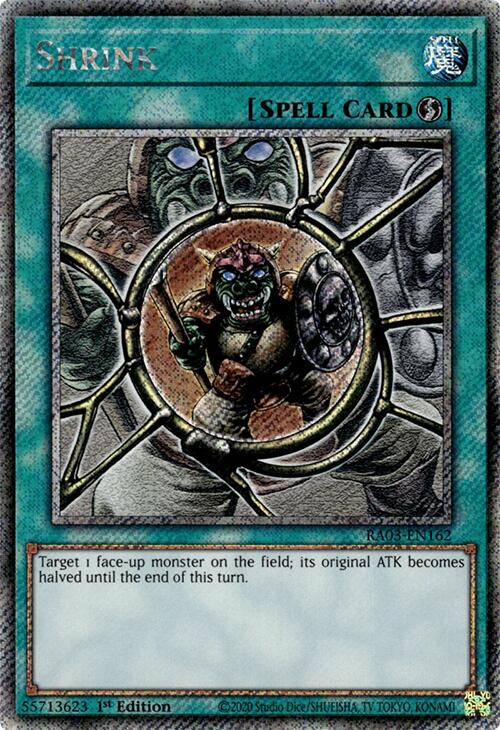 Shrink (Platinum Secret Rare) [RA03-EN162] - Yugioh Cards For Your TCG Needs!