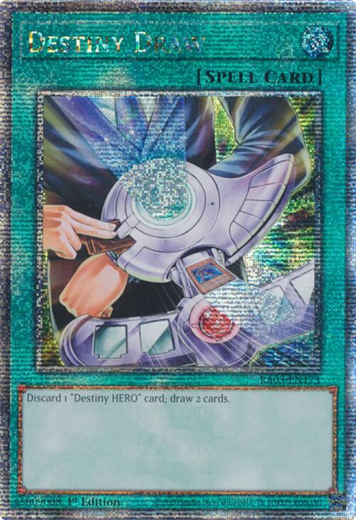 Destiny Draw (Quarter Century Secret Rare) [RA03-EN173] - Yugioh Cards For Your TCG Needs!