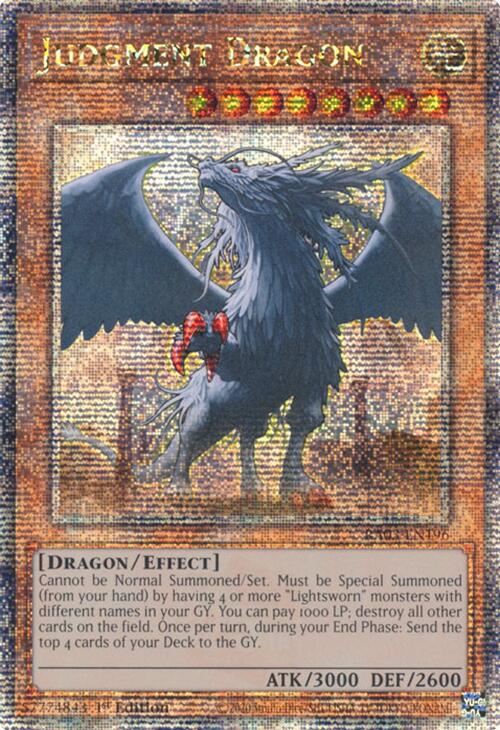 Judgment Dragon (Quarter Century Secret Rare) [RA03-EN196] - Yugioh Cards For Your TCG Needs!