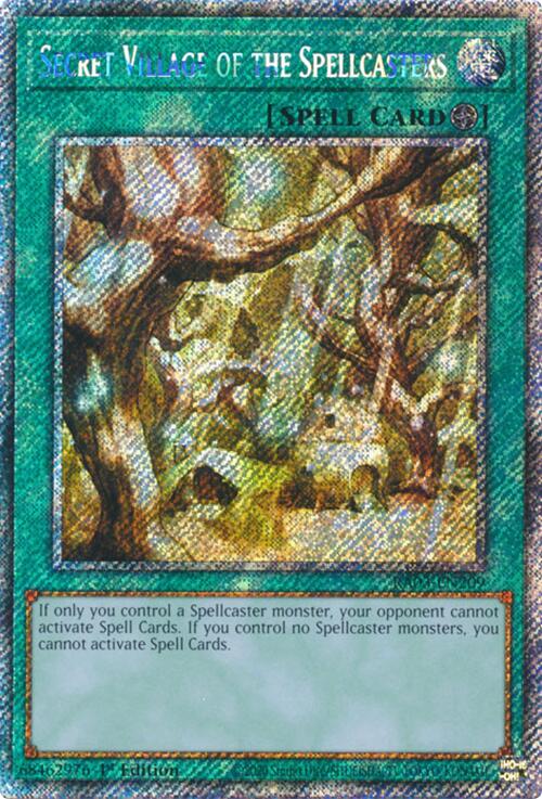 Secret Village of the Spellcasters (Platinum Secret Rare) [RA03-EN209] - Yugioh Cards For Your TCG Needs!