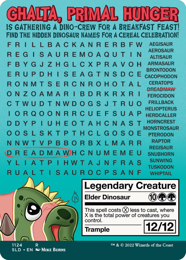 Ghalta, Primal Hunger (Borderless) [Secret Lair Drop Series] Magic: The Gathering