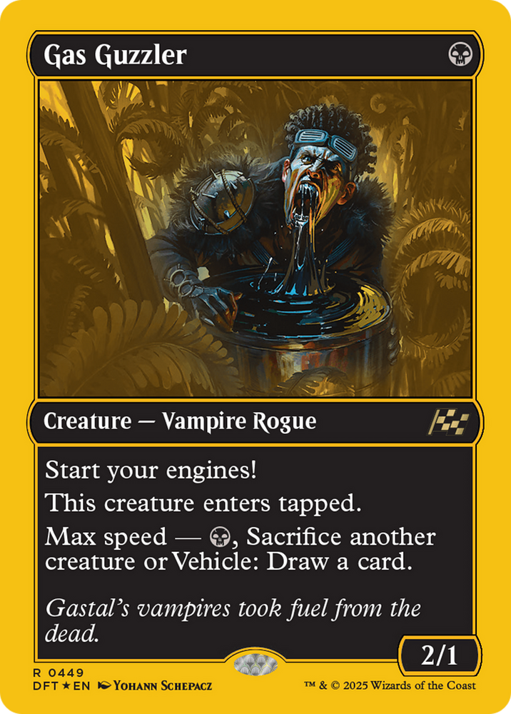 Gas Guzzler (First-Place Foil) [Aetherdrift] Magic: The Gathering