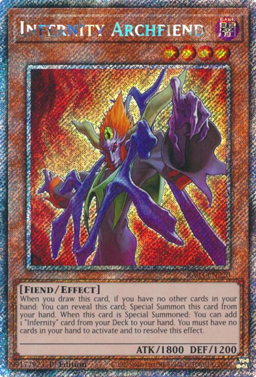 Infernity Archfiend (Platinum Secret Rare) [RA03-EN220] Platinum Secret Rare - Yugioh Cards For Your TCG Needs!