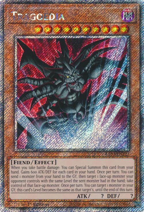 Tragoedia (Platinum Secret Rare) [RA03-EN223] Platinum Secret Rare - Yugioh Cards For Your TCG Needs!