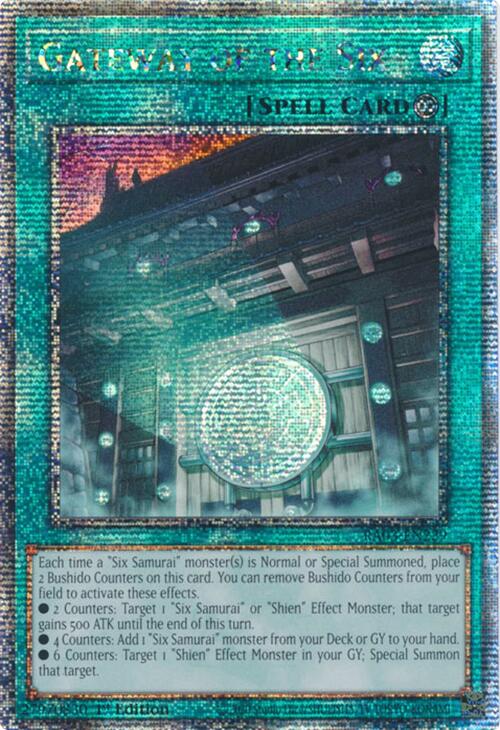 Gateway of the Six (Quarter Century Secret Rare) [RA03-EN229] - Yugioh Cards For Your TCG Needs!