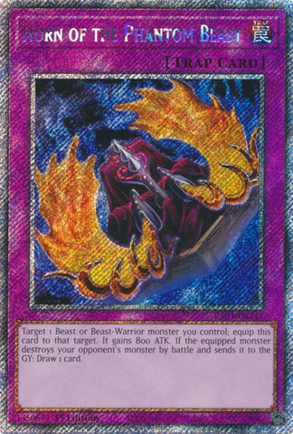 Horn of the Phantom Beast (Platinum Secret Rare) [RA03-EN241] - Yugioh Cards For Your TCG Needs!