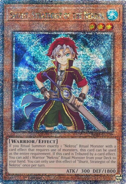 Shurit, Strategist of the Nekroz (Quarter Century Secret Rare) [RA03-EN259] - Yugioh Cards For Your TCG Needs!