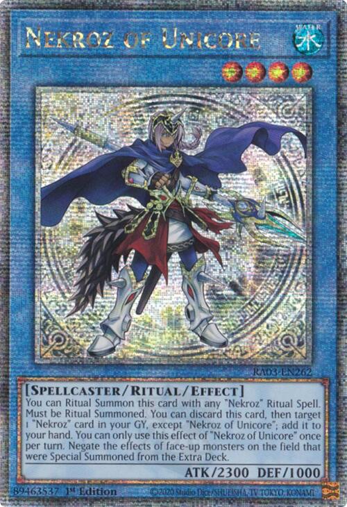 Nekroz of Unicore (Quarter Century Secret Rare) [RA03-EN262] - Yugioh Cards For Your TCG Needs!