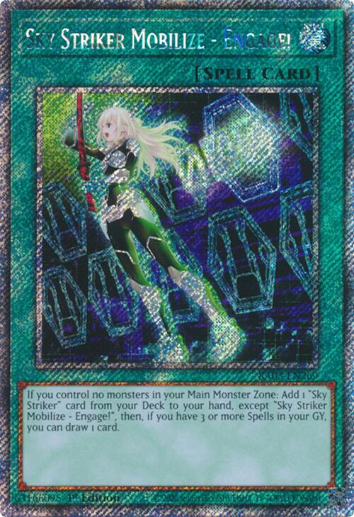Sky Striker Mobilize - Engage! (Platinum Secret Rare) [RA03-EN269] Platinum Secret Rare - Yugioh Cards For Your TCG Needs!