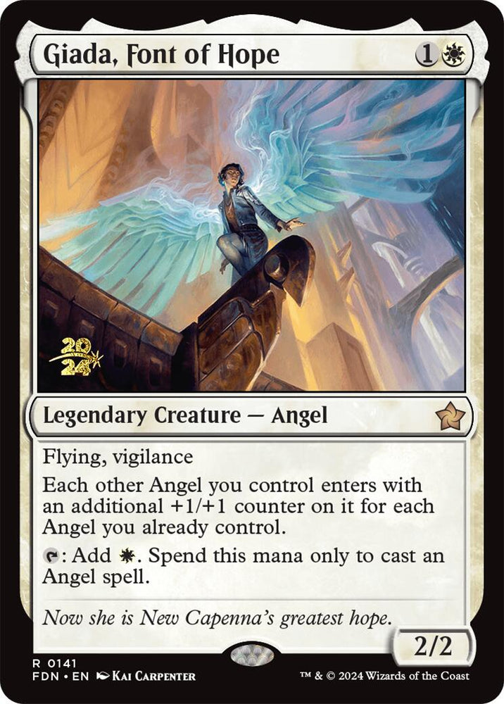 Giada, Font of Hope [Foundations Prerelease Promos] Magic: The Gathering