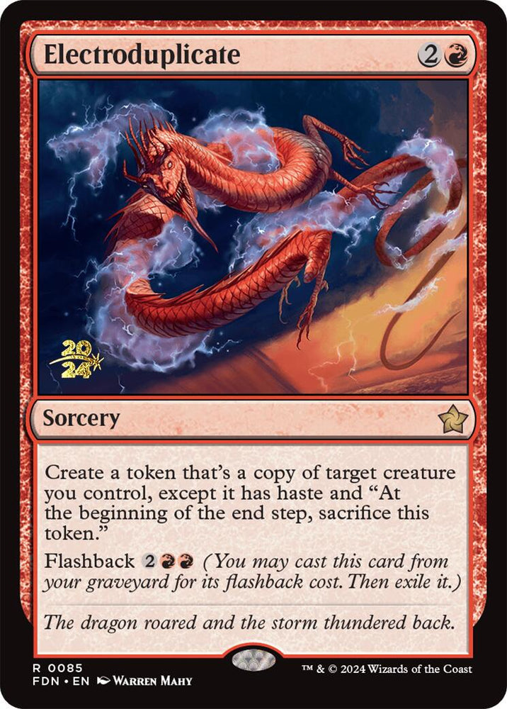 Electroduplicate [Foundations Prerelease Promos] Magic: The Gathering