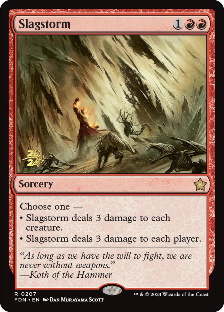 Slagstorm [Foundations Prerelease Promos] Magic: The Gathering