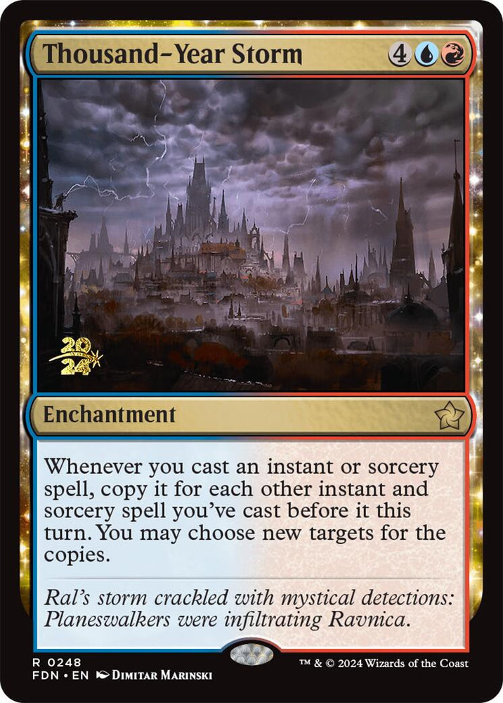Thousand-Year Storm [Foundations Prerelease Promos] Magic: The Gathering