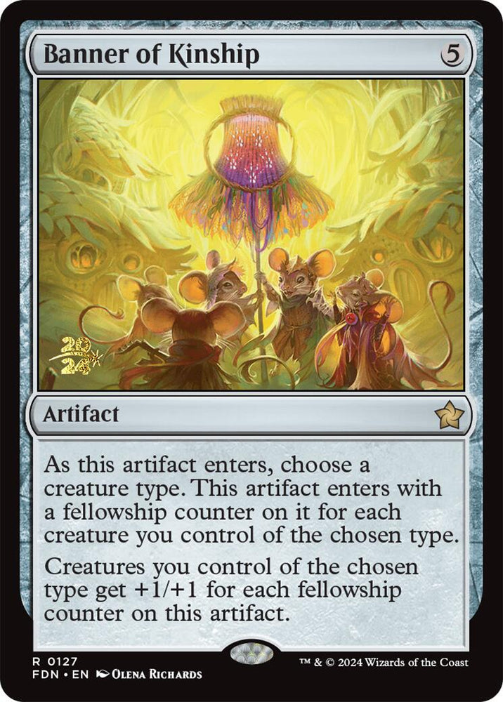 Banner of Kinship [Foundations Prerelease Promos] Magic: The Gathering