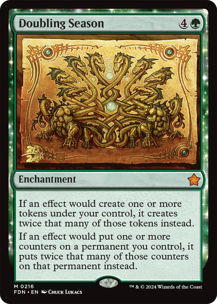 Doubling Season [Foundations Prerelease Promos] Magic: The Gathering