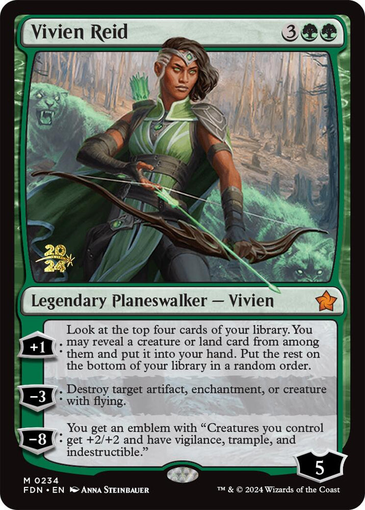Vivien Reid [Foundations Prerelease Promos] Magic: The Gathering