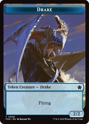 Drake // Goblin Doubled-Sided Token [Foundations Tokens] Magic: The Gathering