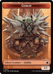 Goblin // Zombie Doubled-Sided Token [Foundations Tokens] Magic: The Gathering