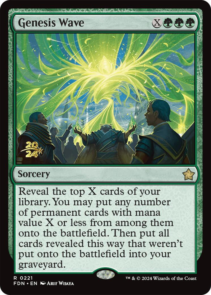 Genesis Wave [Foundations Prerelease Promos] Magic: The Gathering
