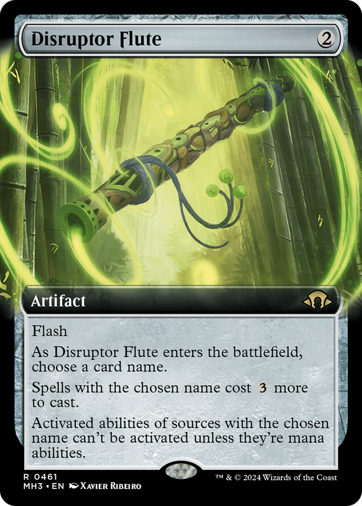 Disruptor Flute (Extended Art) [Modern Horizons 3] Magic: The Gathering