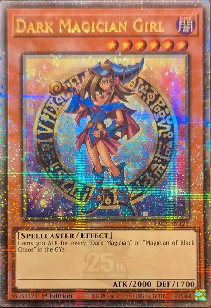 Dark Magician Girl (Quarter Century Secret Rare) (B) [RA03-EN123] - Yugioh Cards For Your TCG Needs!