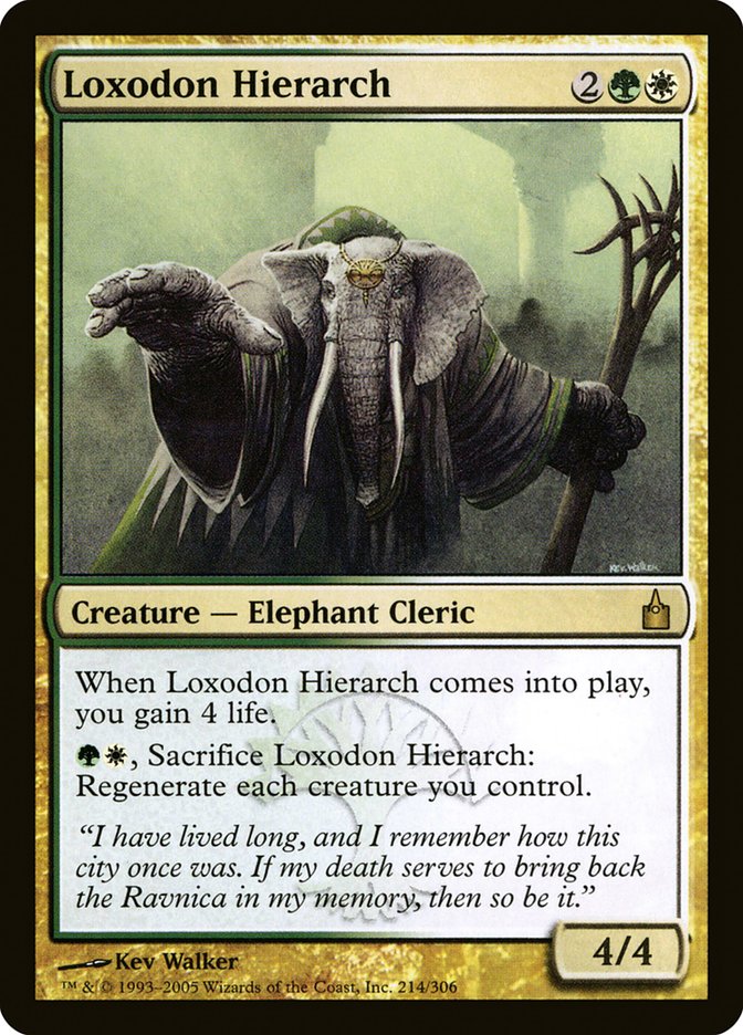 Loxodon Hierarch [Ravnica: City of Guilds] Magic: The Gathering