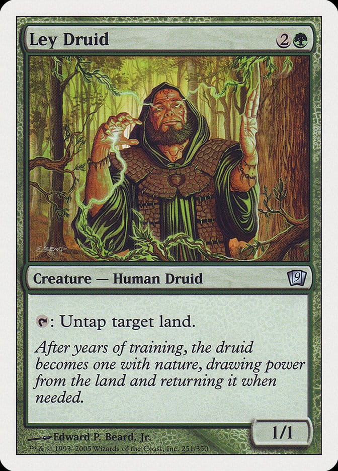 Ley Druid [Ninth Edition] Magic: The Gathering