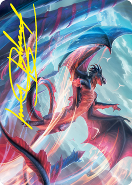 Galazeth Prismari Art Card (Gold-Stamped Signature) [Strixhaven: School of Mages Art Series] Magic: The Gathering