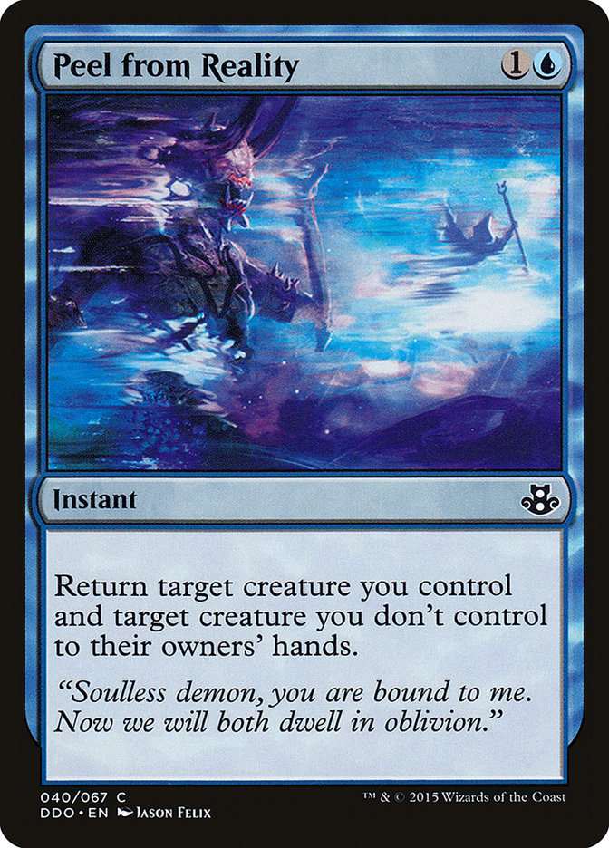 Peel from Reality [Duel Decks: Elspeth vs. Kiora] Magic: The Gathering