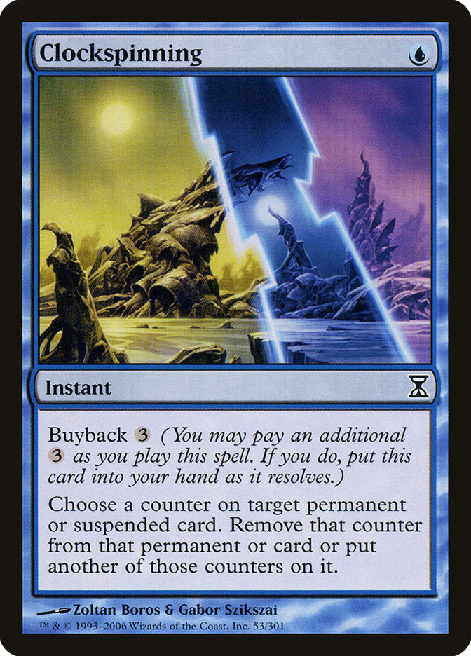 Clockspinning [Time Spiral] Magic: The Gathering