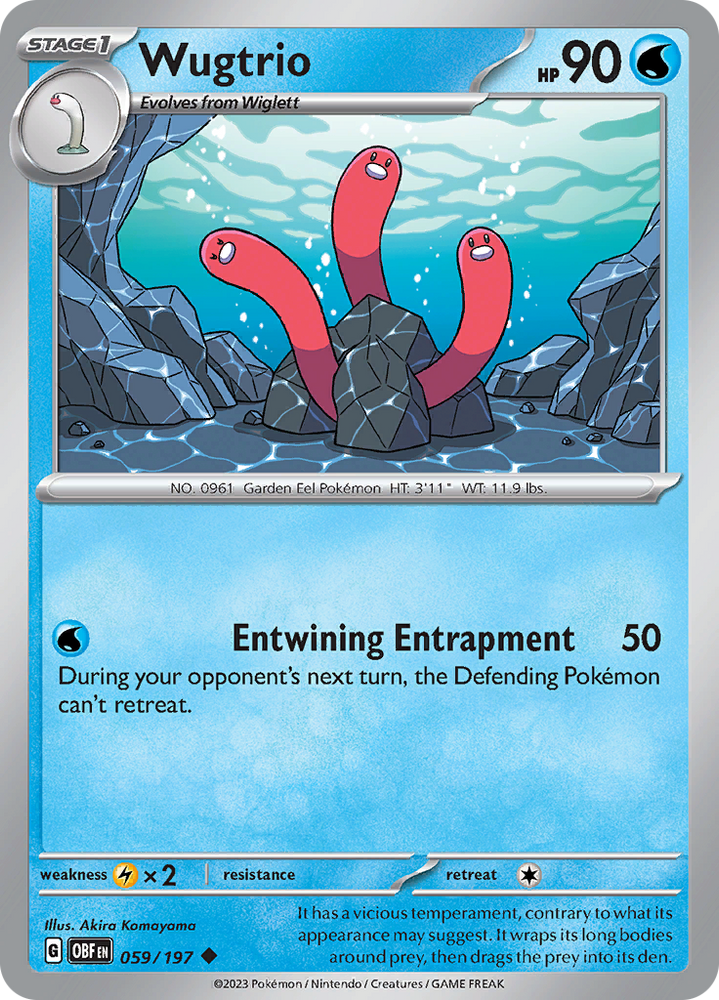 Wugtrio (059/197) [Scarlet & Violet: Obsidian Flames] Pokémon