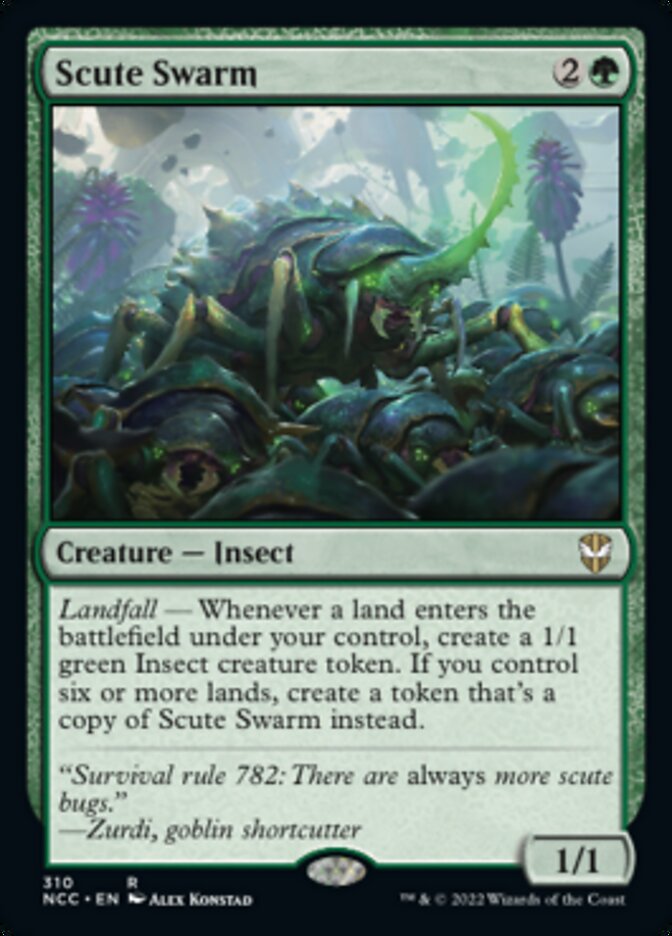 Scute Swarm [Streets of New Capenna Commander] Magic: The Gathering