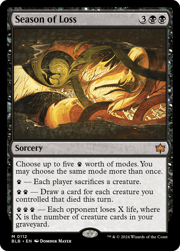 Season of Loss [Bloomburrow] Magic: The Gathering