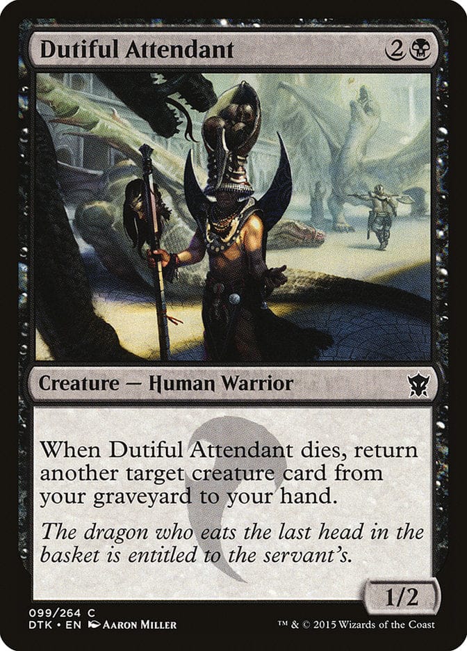 Dutiful Attendant [Dragons of Tarkir] Magic: The Gathering