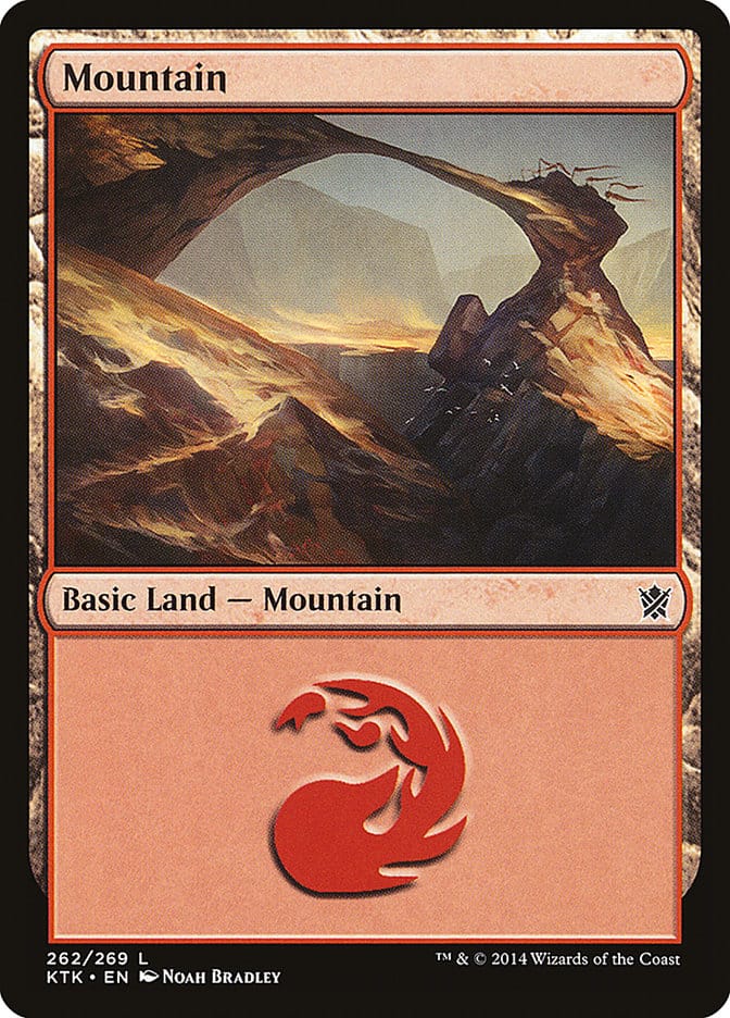 Mountain (262) [Khans of Tarkir] Magic: The Gathering