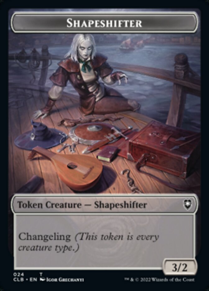 Shapeshifter (024) // Shapeshifter (028) Double-Sided Token [Commander Legends: Battle for Baldur's Gate Tokens] Magic: The Gathering