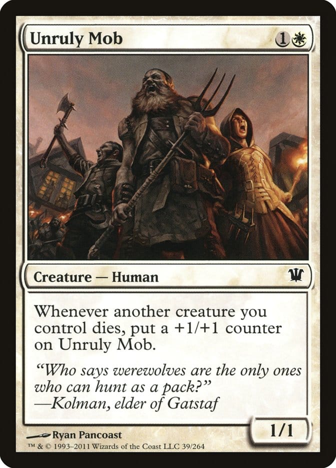Unruly Mob [Innistrad] Magic: The Gathering