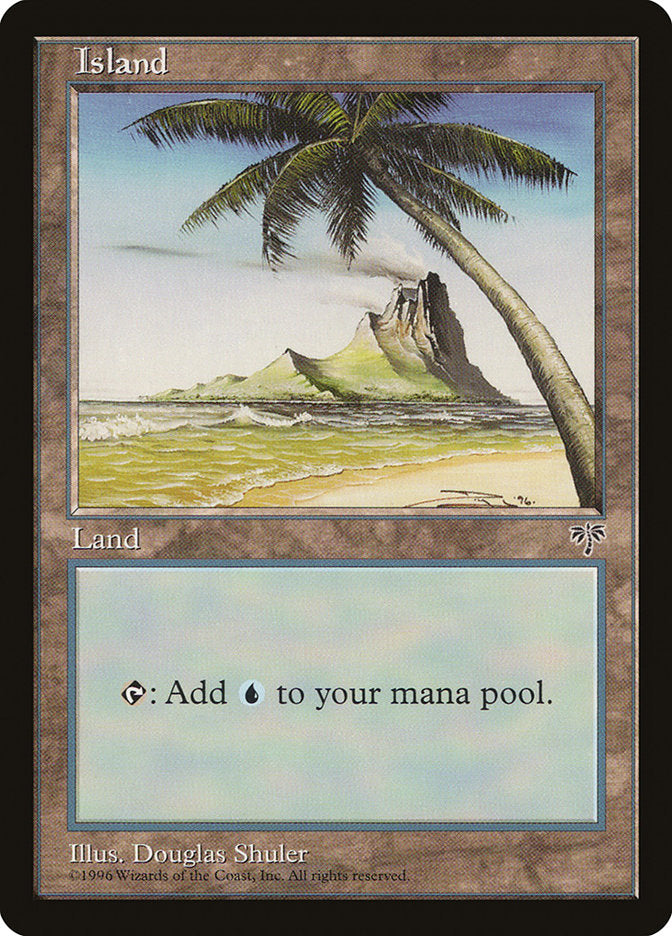 Island (Palm Tree) [Mirage] Magic: The Gathering