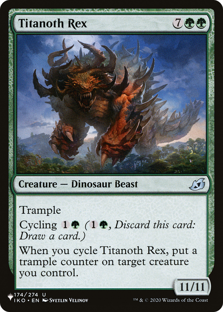 Titanoth Rex [The List] Magic: The Gathering
