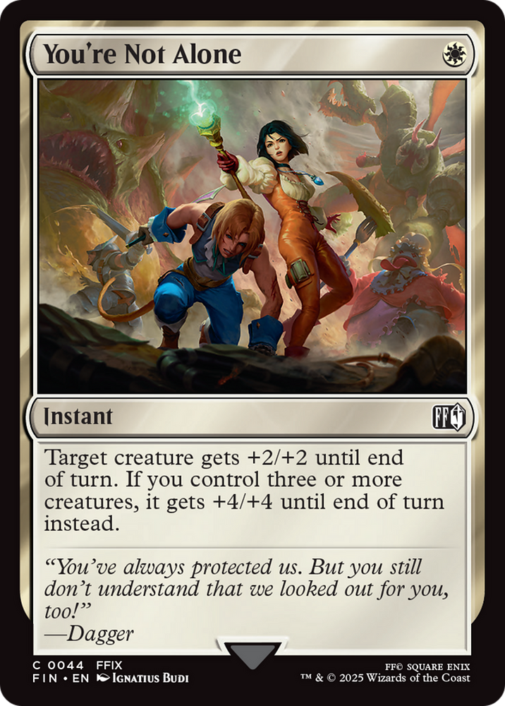You're Not Alone [FINAL FANTASY] Magic: The Gathering