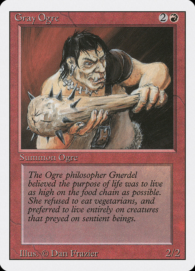 Gray Ogre [Revised Edition] Magic: The Gathering
