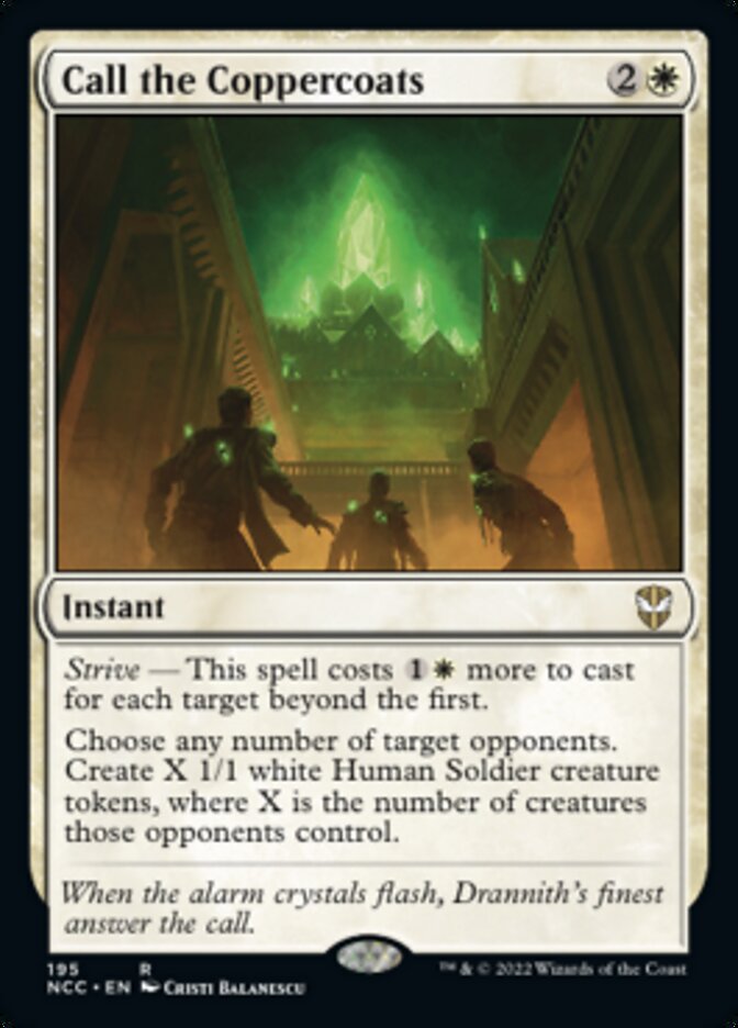 Call the Coppercoats [Streets of New Capenna Commander] Magic: The Gathering