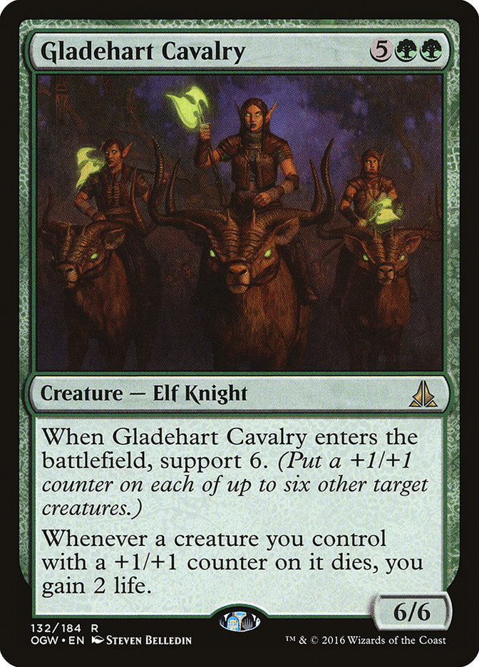 Gladehart Cavalry [Oath of the Gatewatch] Magic: The Gathering