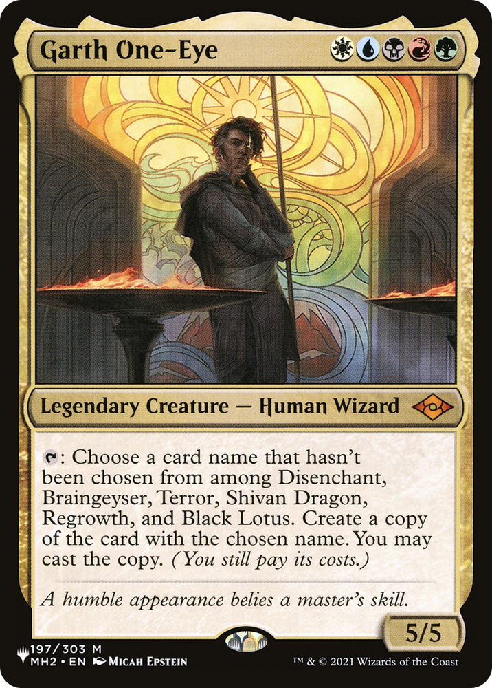 Garth One-Eye [The List] Magic: The Gathering