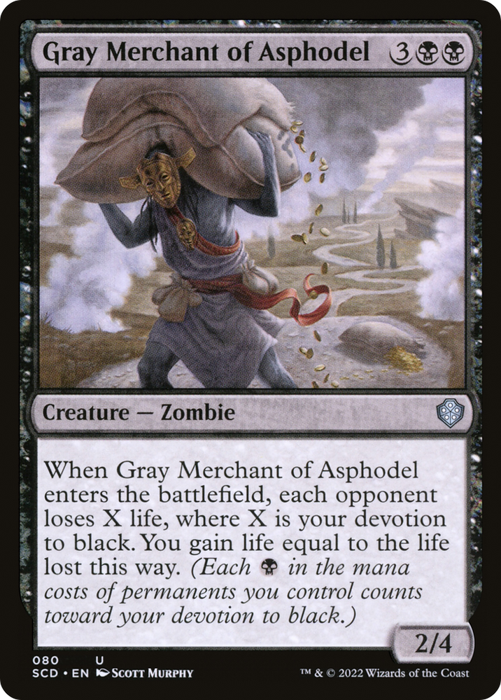 Gray Merchant of Asphodel [Starter Commander Decks] Magic: The Gathering