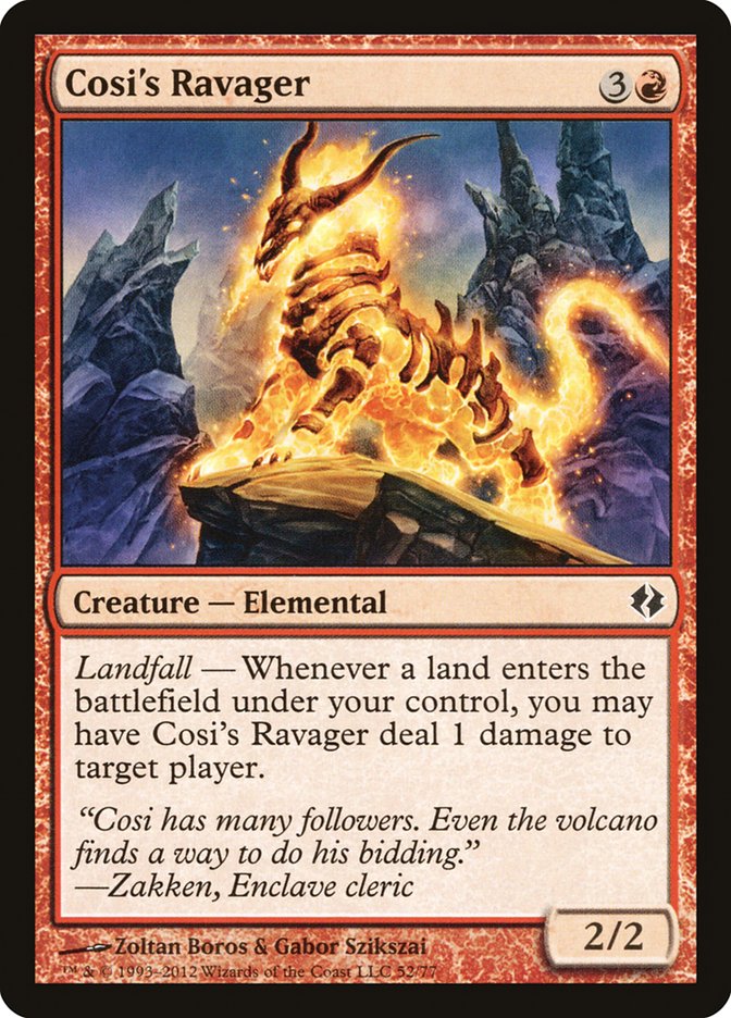 Cosi's Ravager [Duel Decks: Venser vs. Koth] Magic: The Gathering